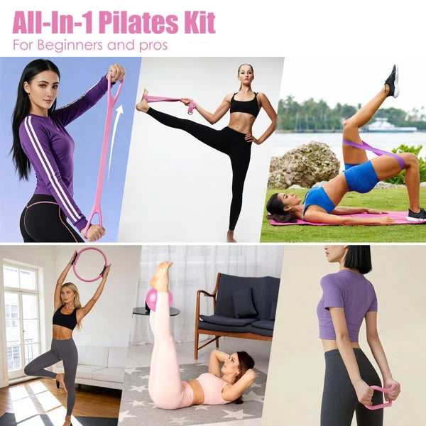 14-Piece Pilates Kit with Carry Bag – Home & Travel