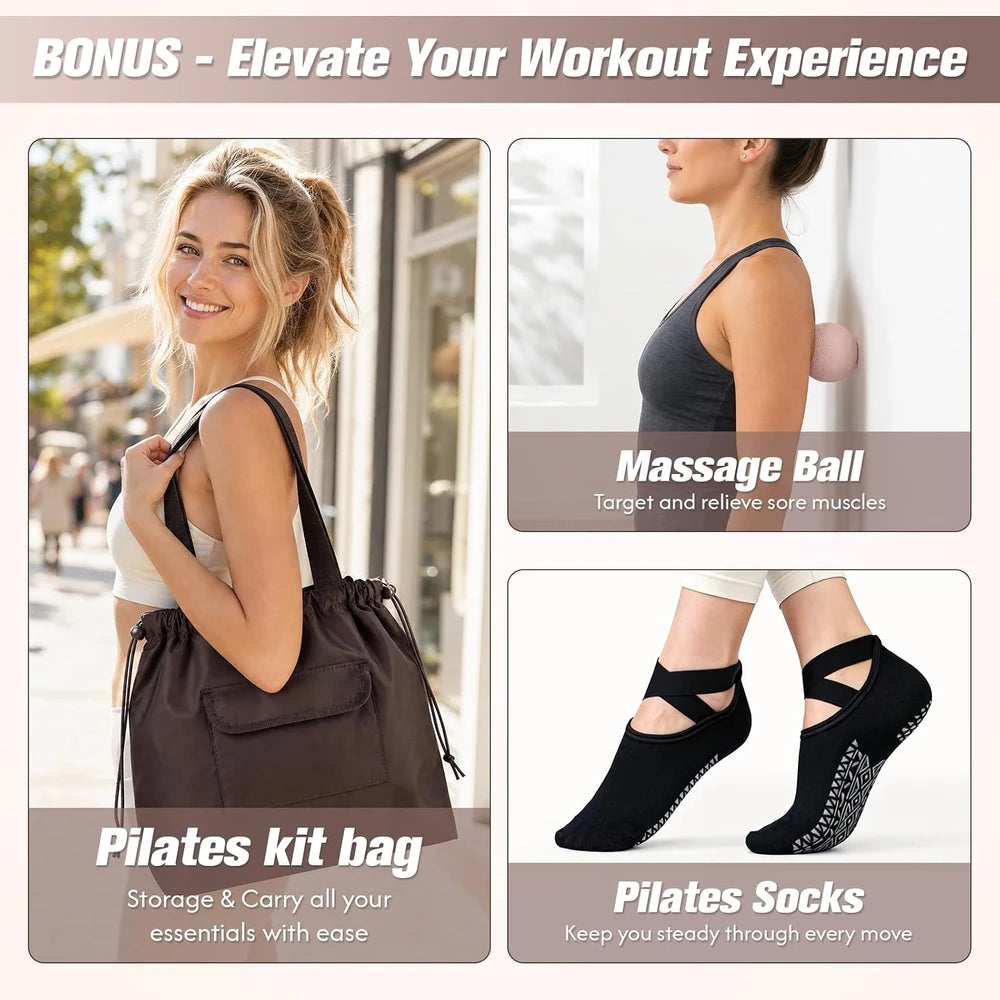 Pilates Workout Kit. All in One Home Set