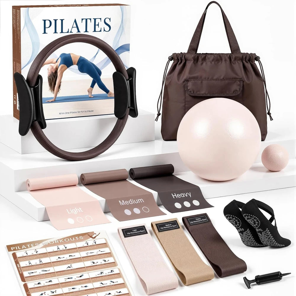 Pilates Workout Kit. All in One Home Set