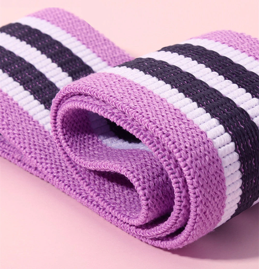 Booty Resistance Bands Set of 3 – Non-Slip Fabric